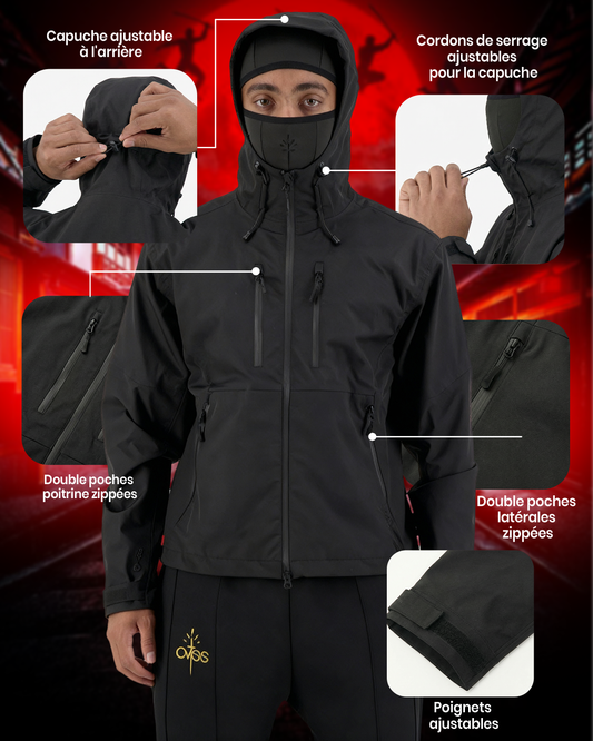 VESTE NINJA - NOIR