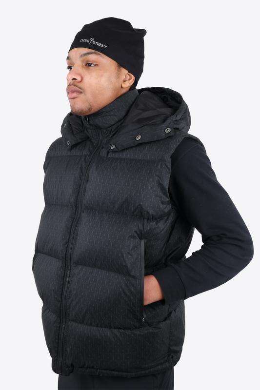 DOUDOUNE CANADA NOIR (SANS MANCHES)