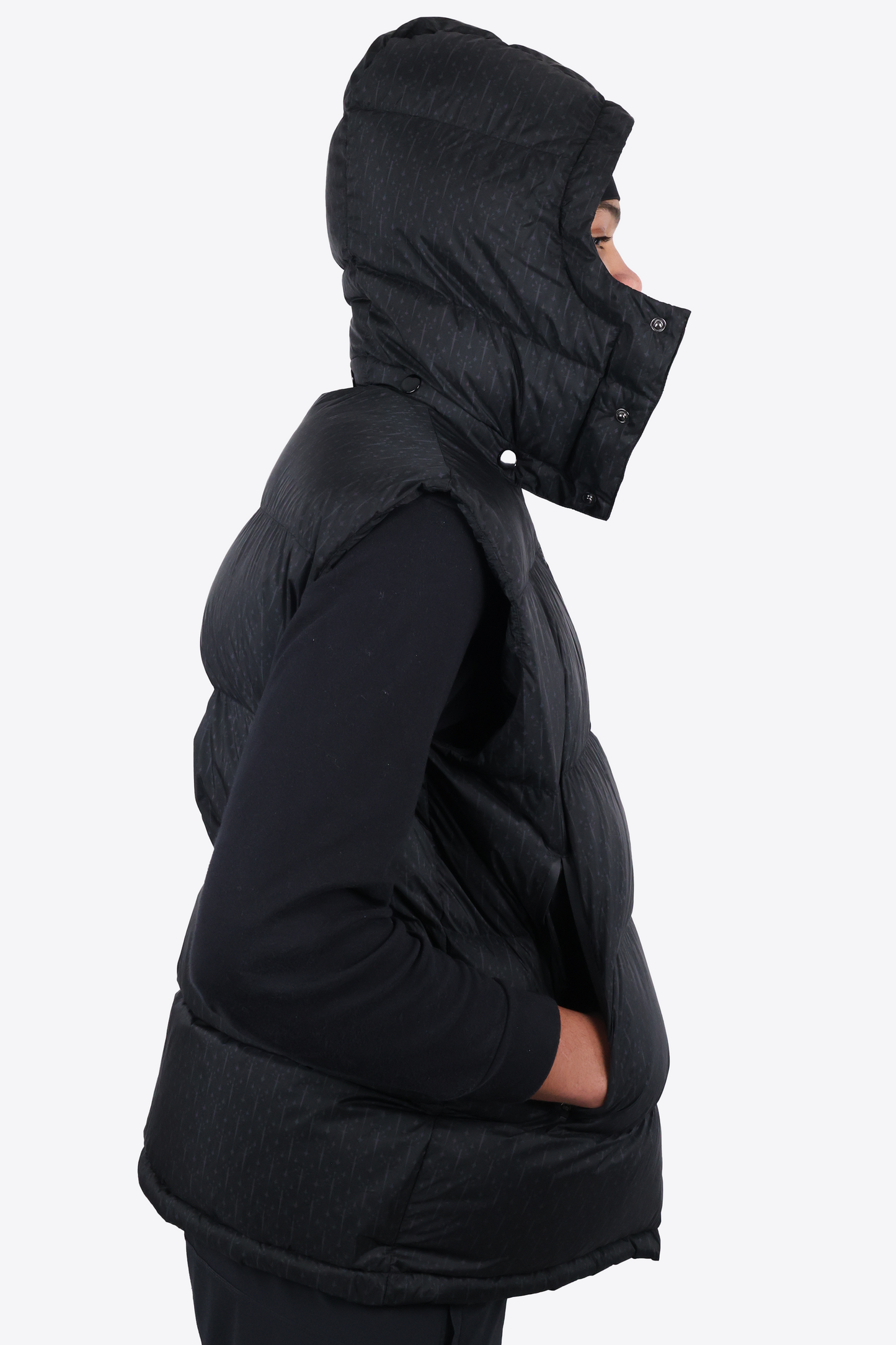 DOUDOUNE CANADA NOIR (SANS MANCHES)